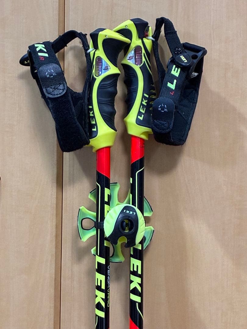 LEKI VENOM VARIO S レキ スキーポール 伸縮 カーボンストック