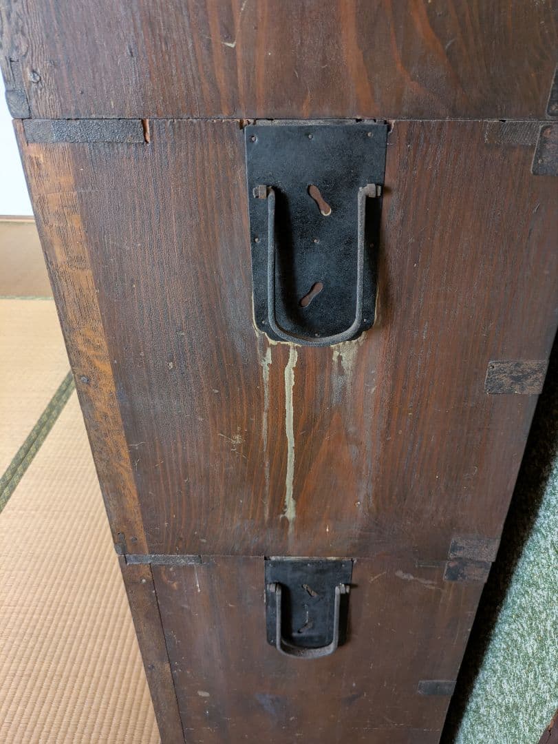 昭和?レトロ　木製和風タンス 引き出し付き