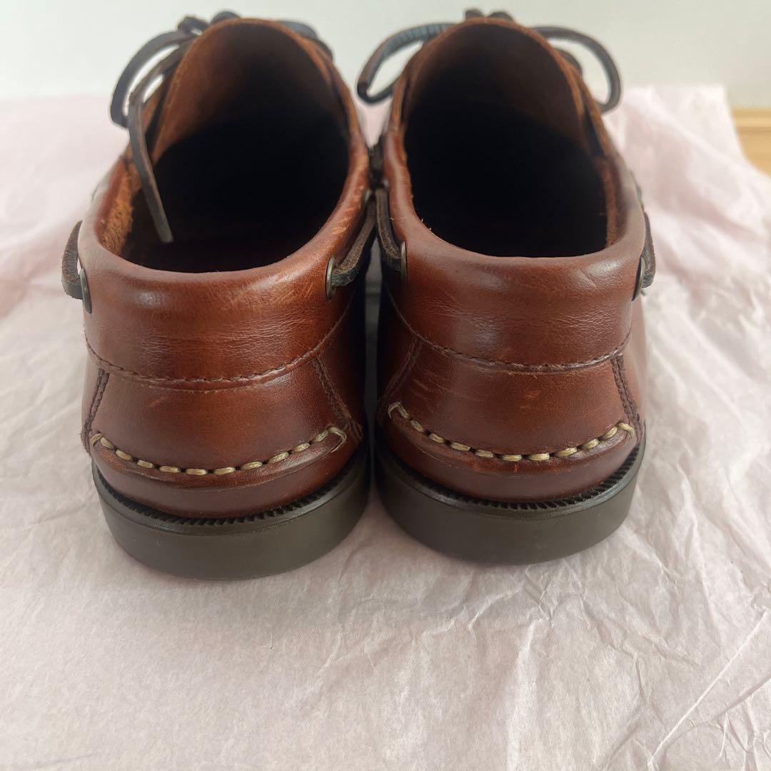 美品　Paraboot パラブーツ　デッキシューズ　ブラウン　マリン