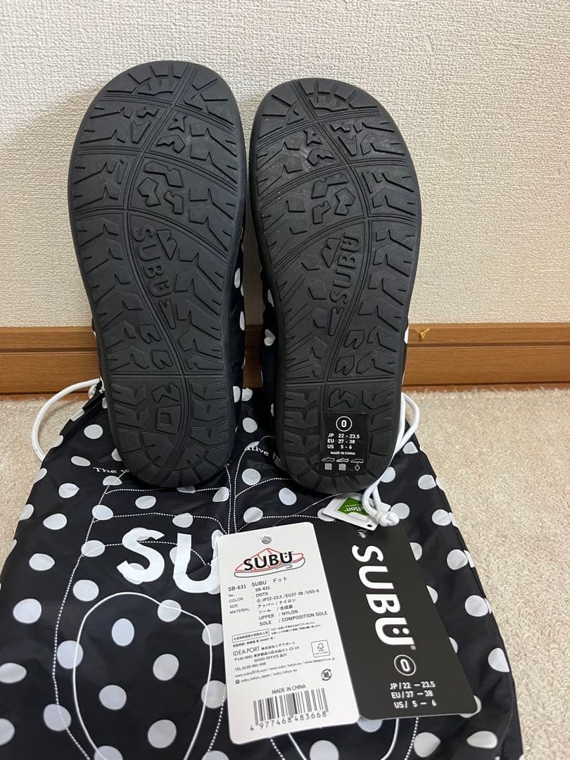 【新品】スブ SUBU DOTS ドット 0 (22.0-23.5cm)