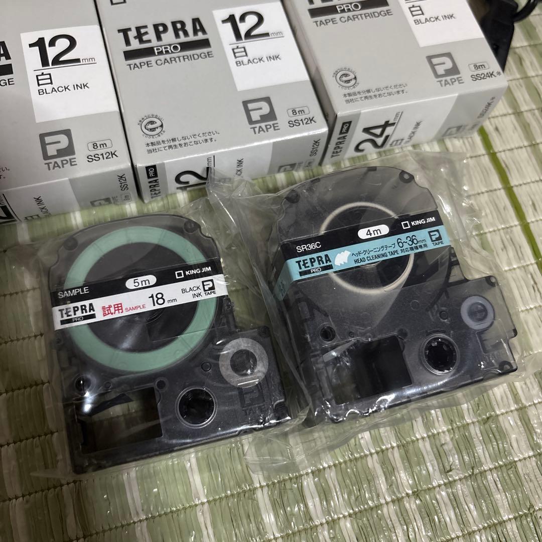 KING JIM テプラ プロ SR920 ラベルライター カートリッジ　シール