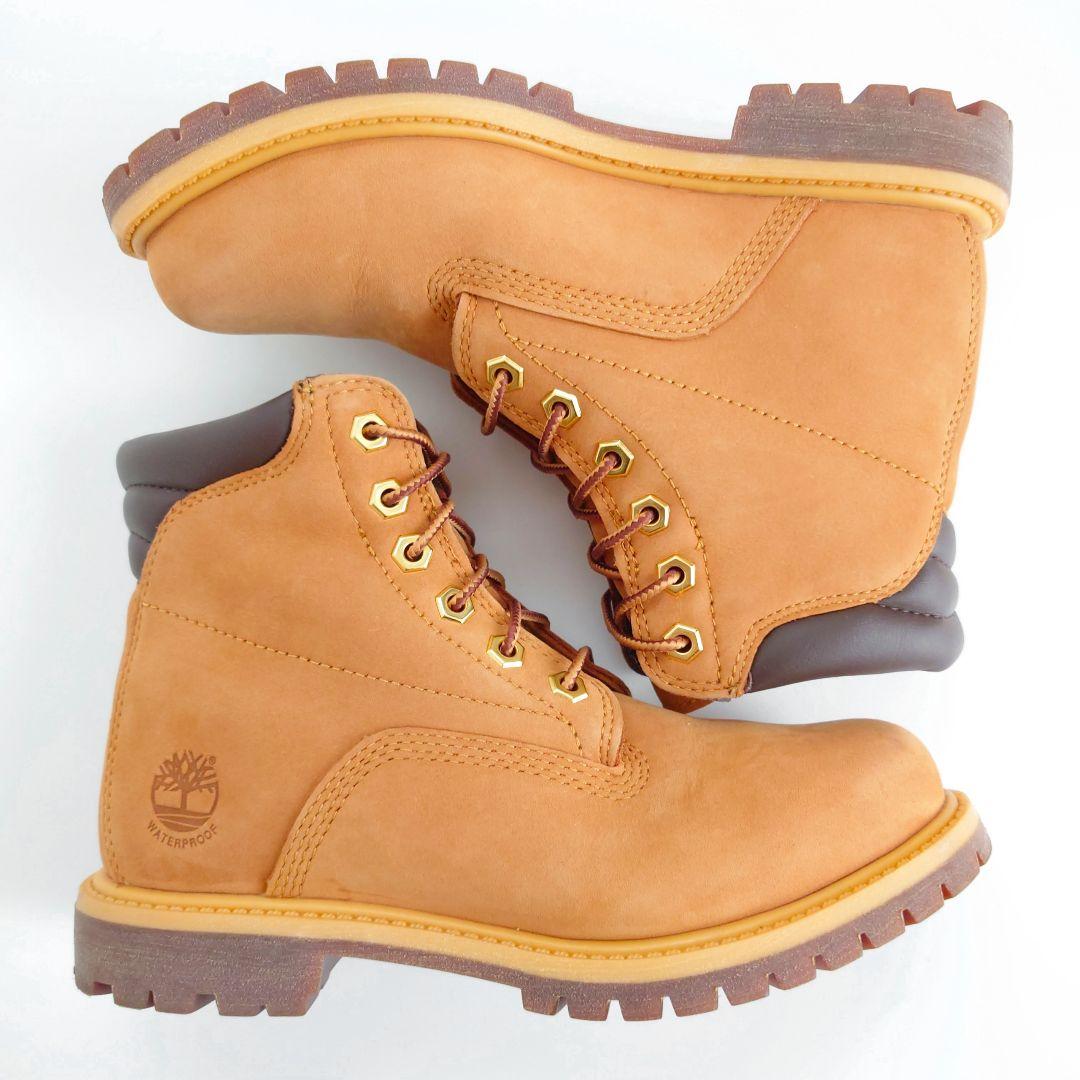 未使用 ティンバーランド ウォータープルーフ 6インチ レースアップブーツ