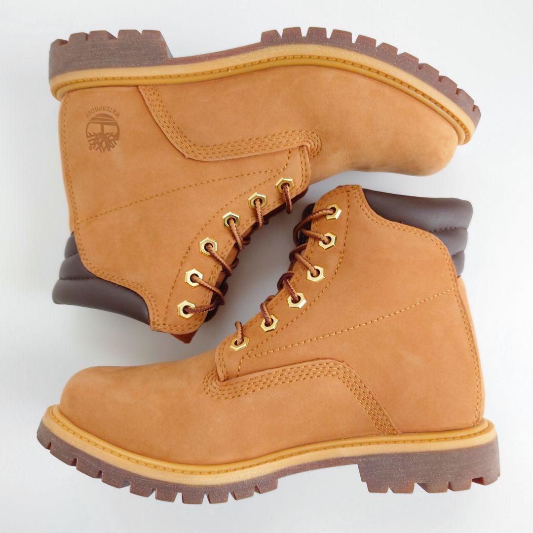 未使用 ティンバーランド ウォータープルーフ 6インチ レースアップブーツ