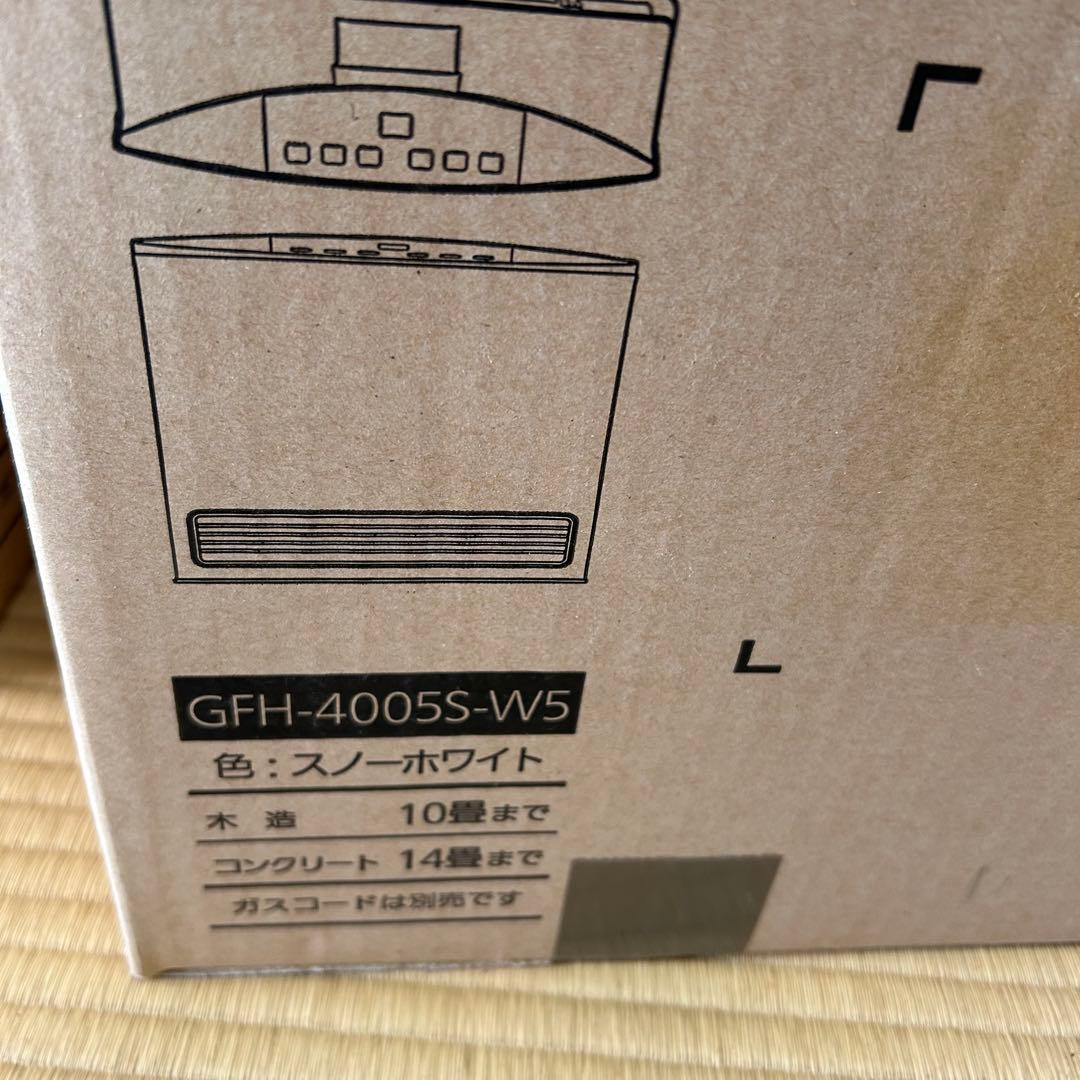 【未使用】NORITZ ガスファンヒーター GFH-4005S-W5 LPガス用