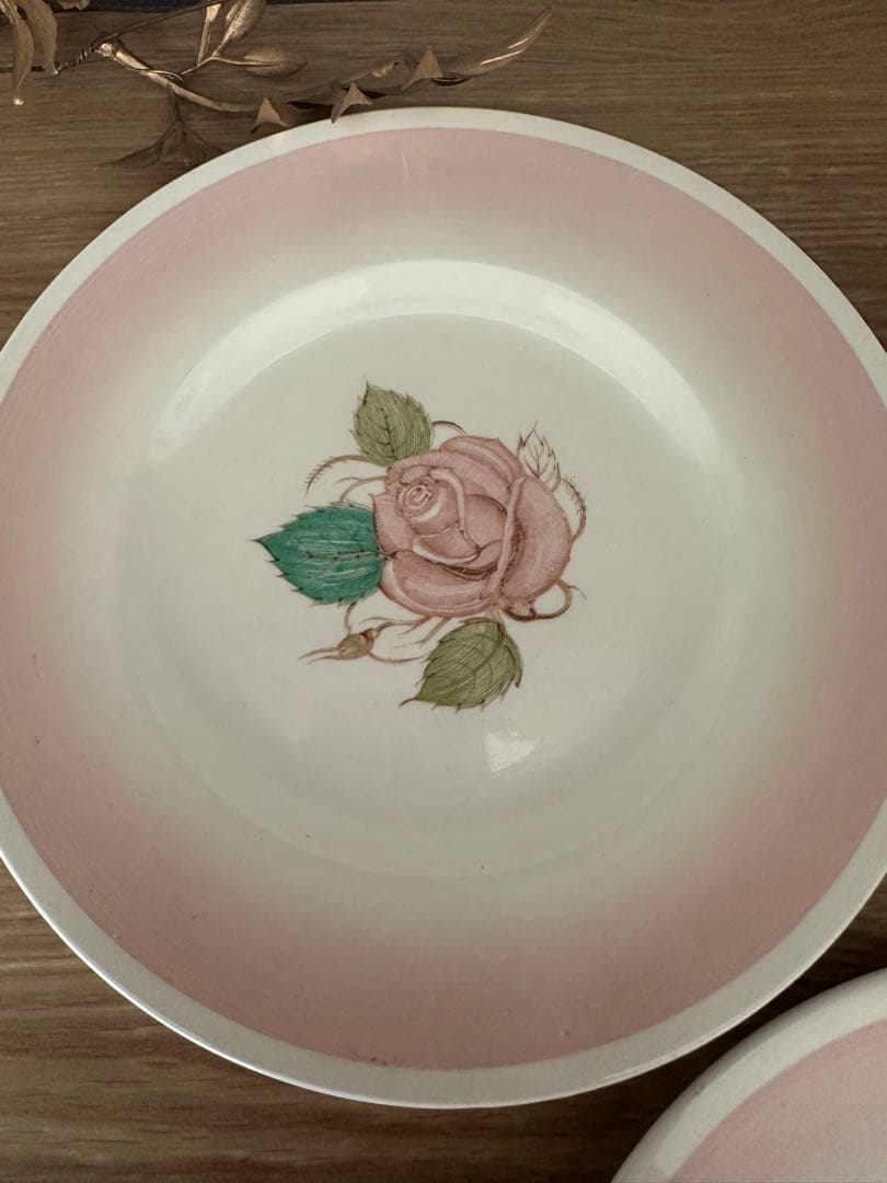 スージークーパー　パトリシアローズ　ピンク　プレート　17㎝　５枚セット