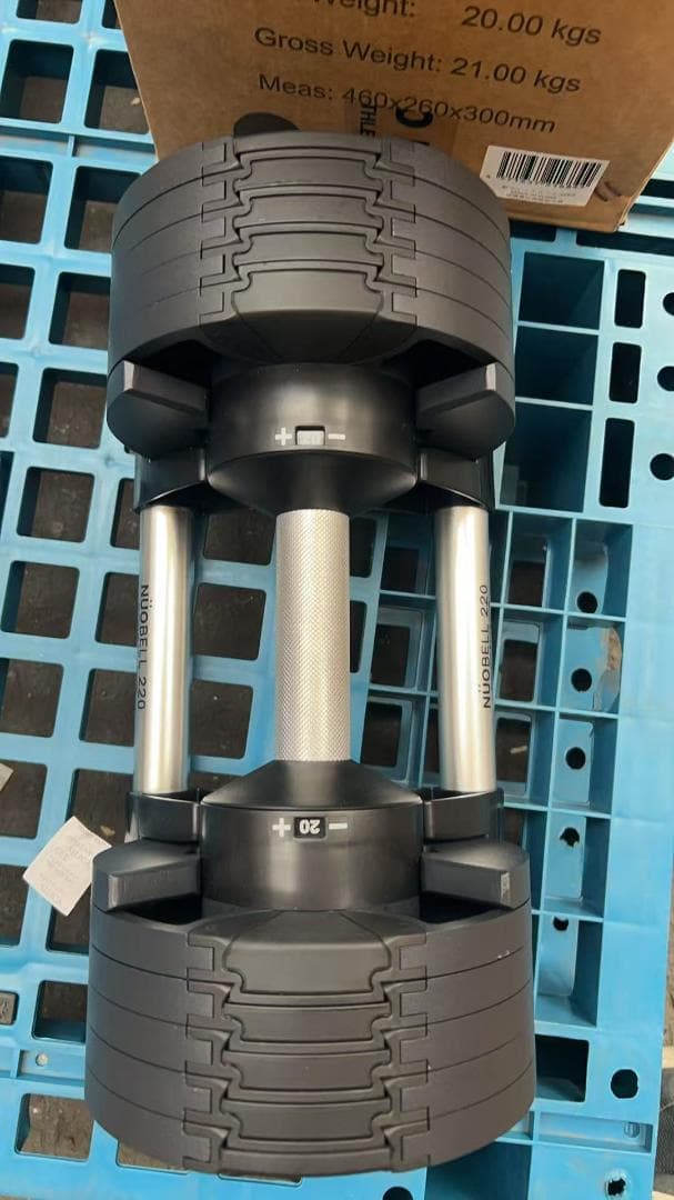 中古美品 可変式ダンベル20kg 1個 NUO nuobell 正規品