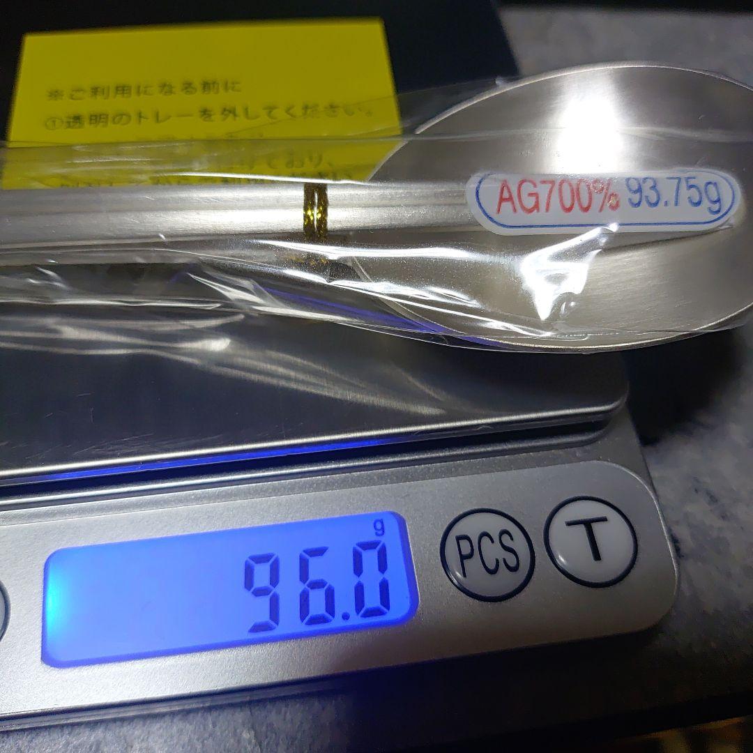 AG700％のスプーン&ハシ　韓国
