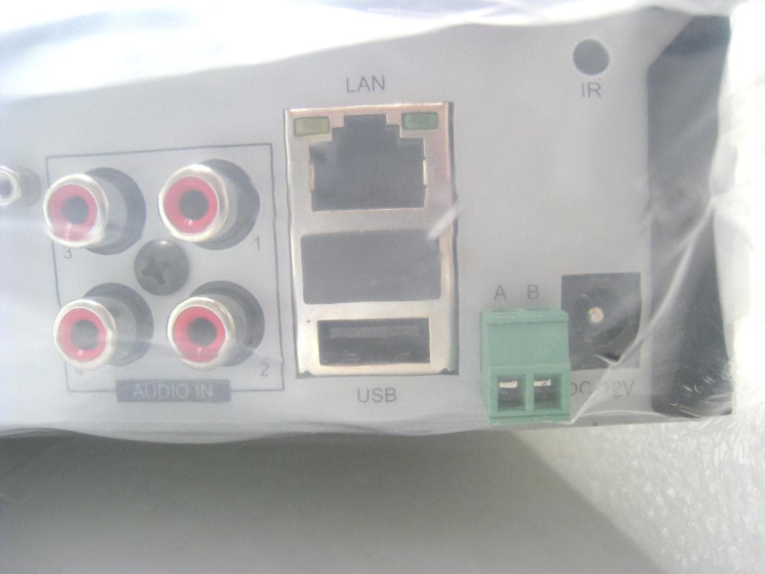 【未使用品】500万画素対応 4ch デジタルレコーダー 4TB アルコム