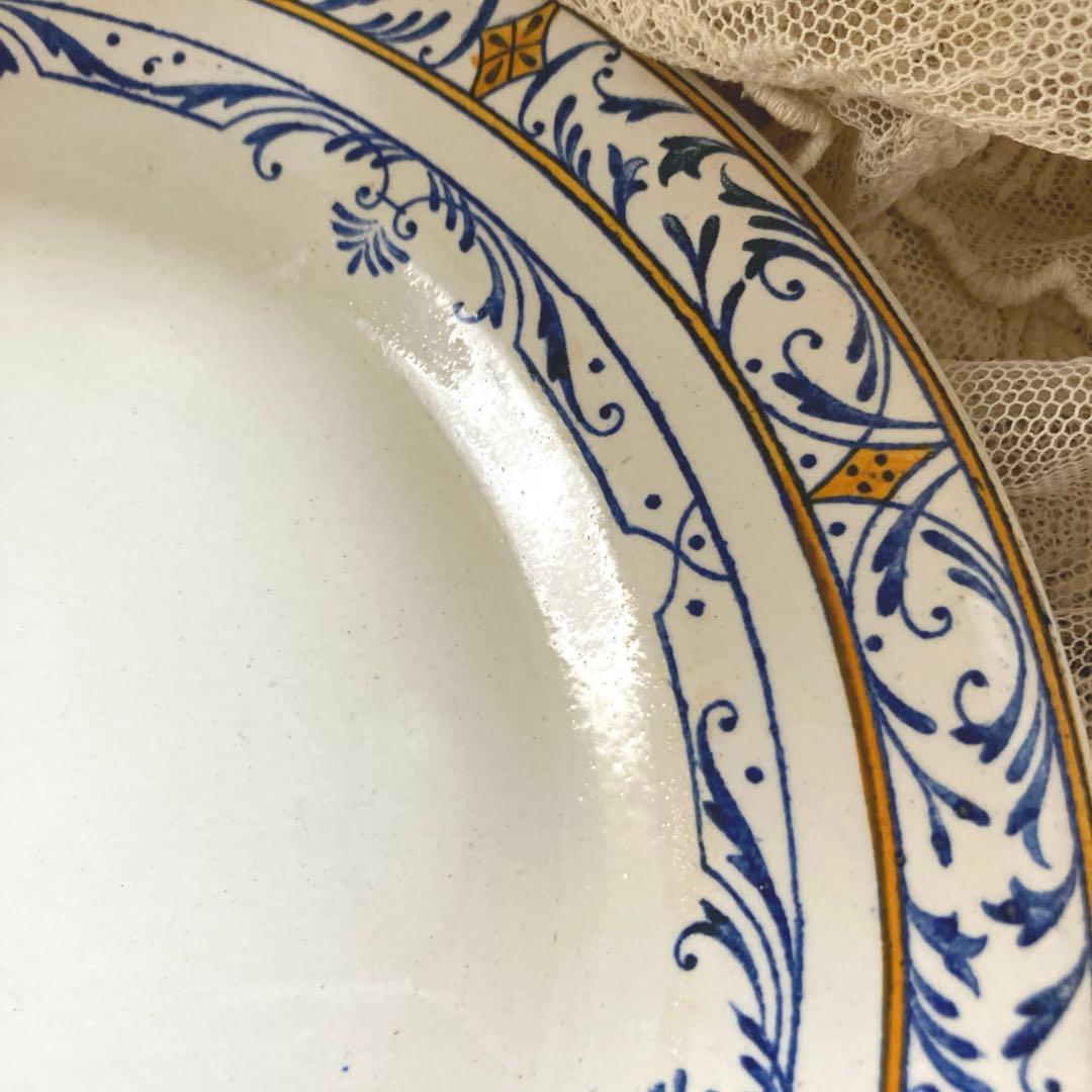 希少　フランスアンティーク クレイユモントロー コルベールのコンポティエ