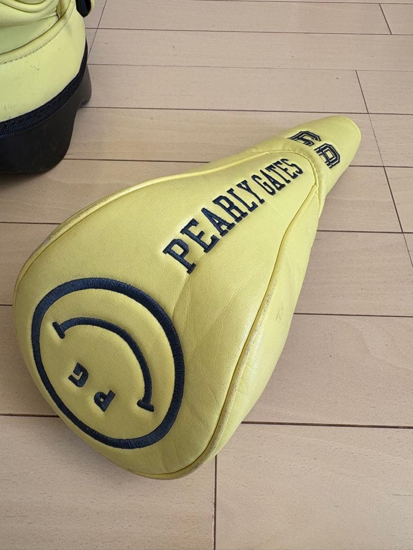 PEARLY GATES キャディバッグ イエロー