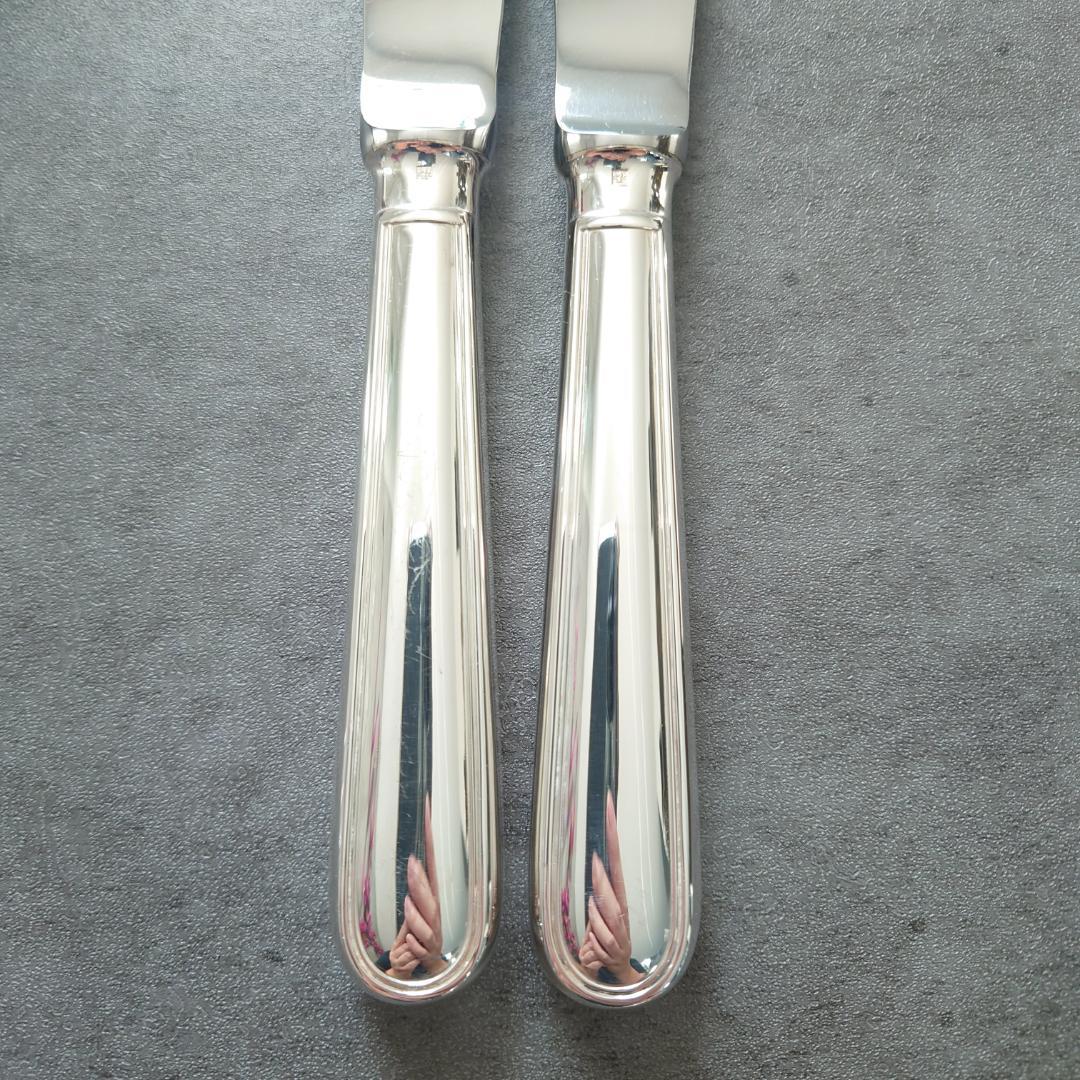 希少 美品 クリストフル アルビ テーブルナイフ 2点