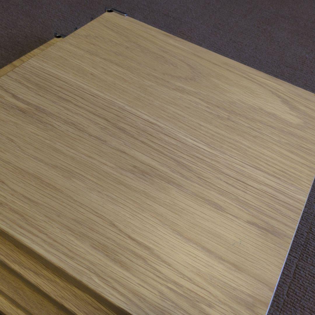 ステンレスユニットシェルフ・追加棚・オーク材