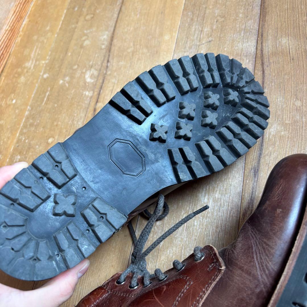 【極美品】スローウェアライオン×ジャックローズ　ワークブーツ　サイドジップ