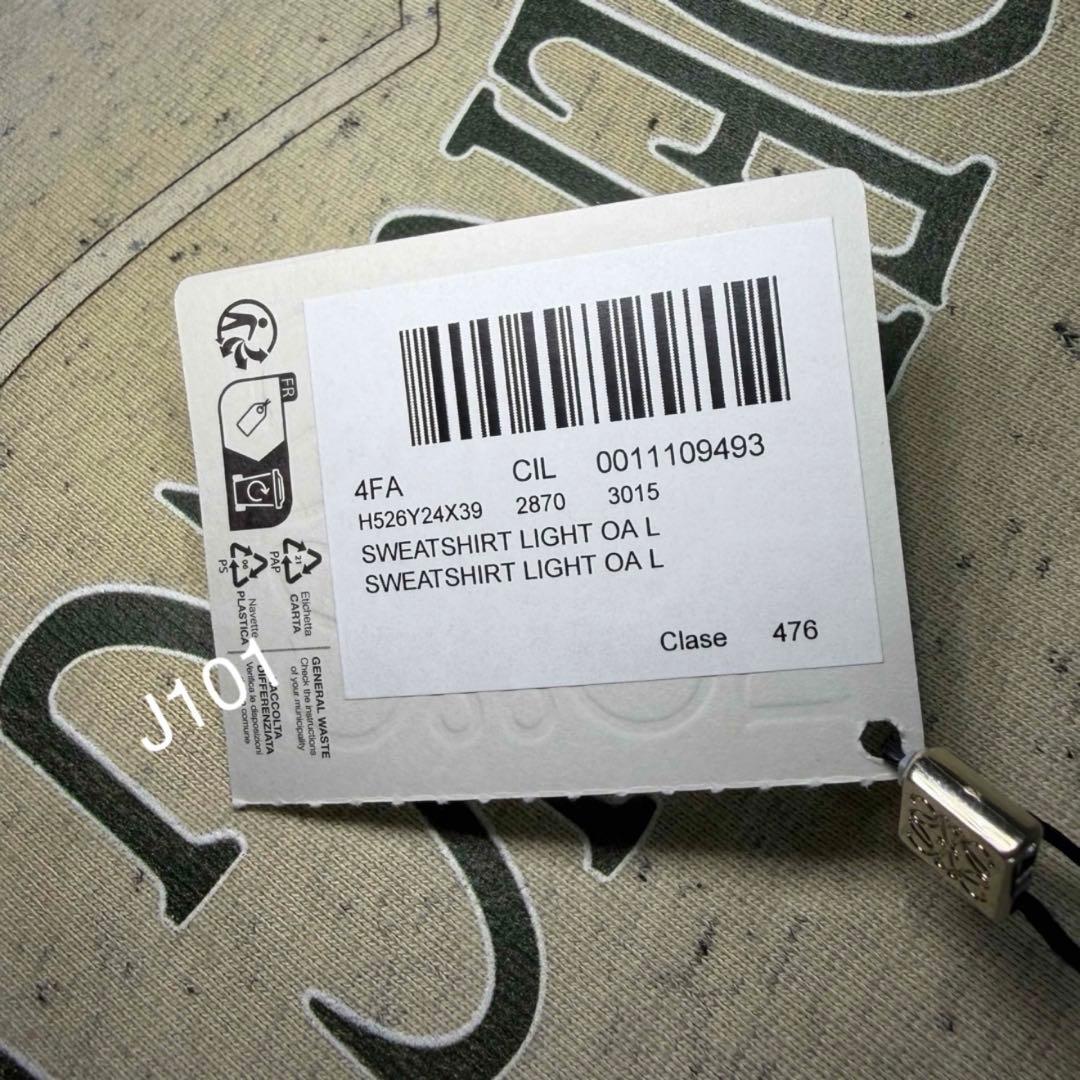 ロエベ ロゴパッチアートワークプリントスウェット Lサイズトレーナー Lサイズ