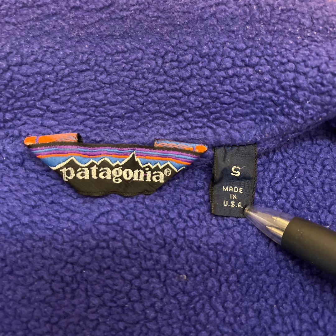 極美品‼︎ パタゴニア　シェルドシンチラ　80s USA製 ブラック　黒 M相当