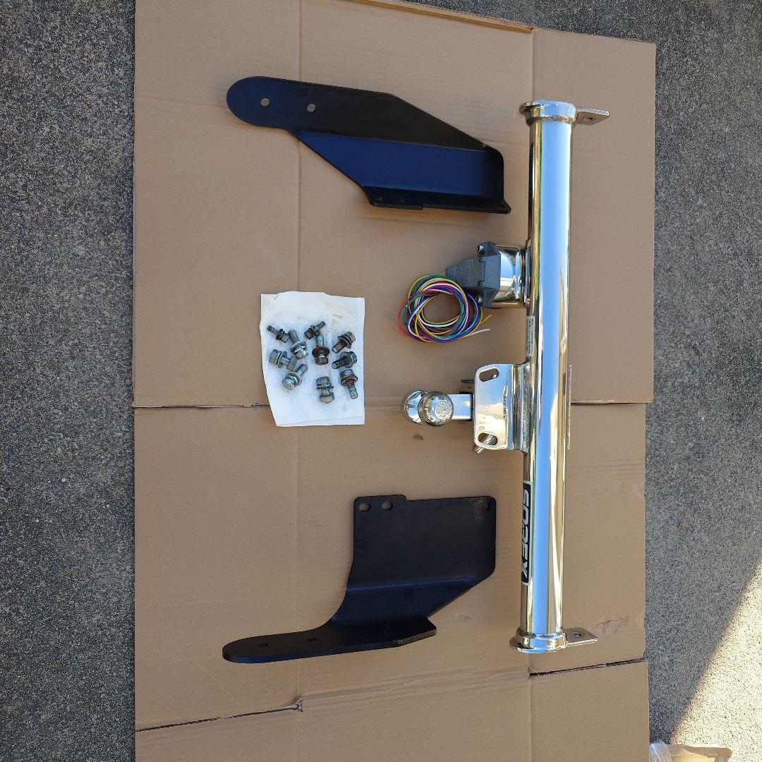 150　プラド　SOREX トレーラー用ヒッチ ステンレス　ヒッチメンバー