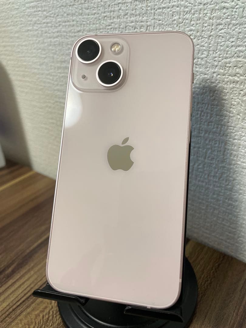 純正バッテリー100%iPhone13mini ピンク 128GB