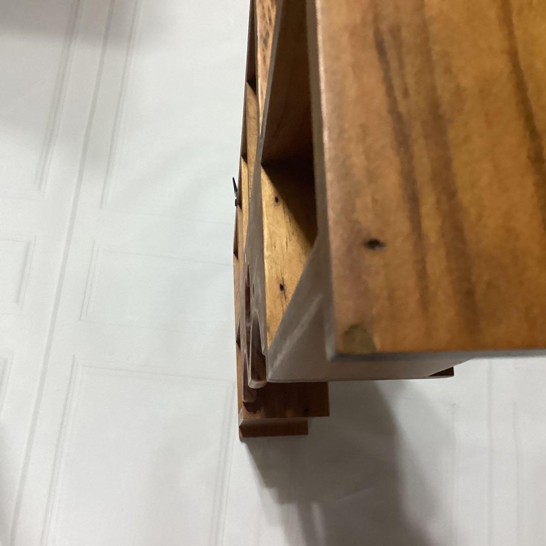 ウッド棚ラック　ウォールシェルフ　ウォールラック　ラックフック付　古屋加江子