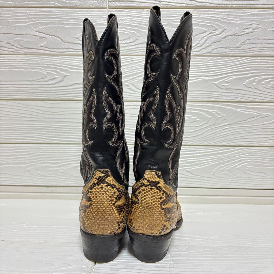 【希少】Tony Lama ウエスタンブーツ パイソン 87055 US8