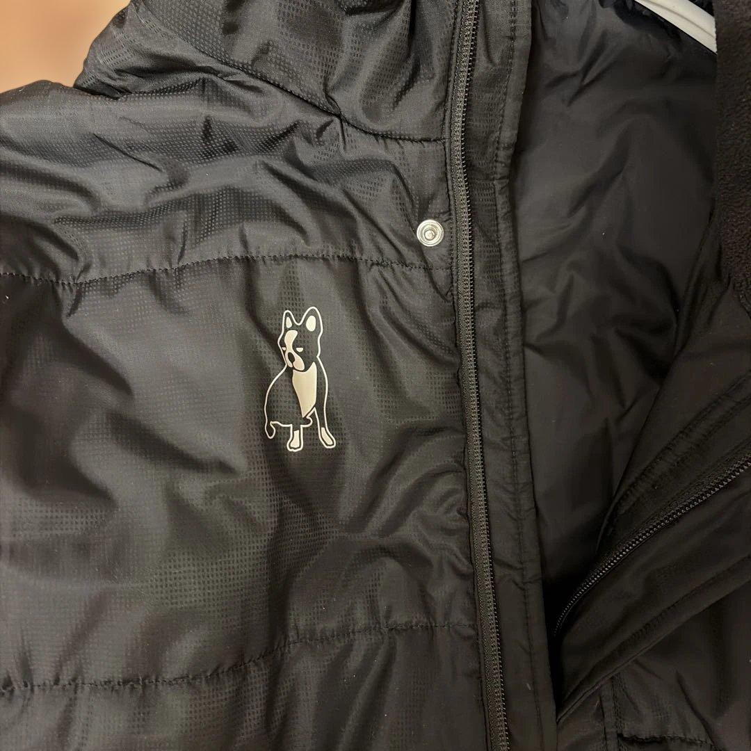 サッカージャンキー 黒 ベンチコート