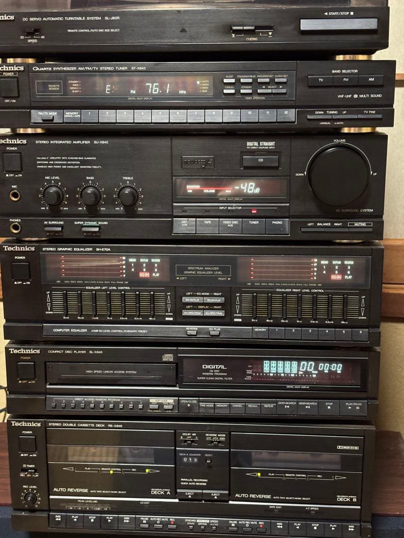 Technics X845 シリーズ一式 SB-D650付｜即使用可