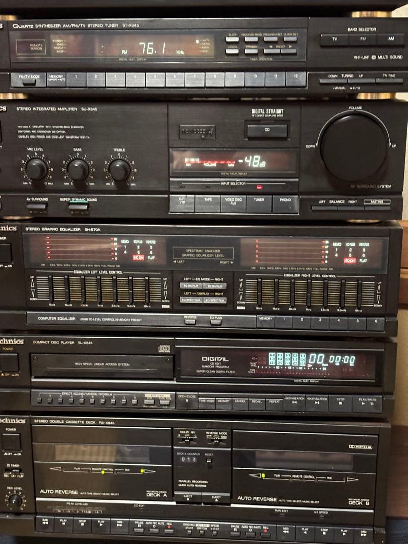 Technics X845 シリーズ一式 SB-D650付｜即使用可