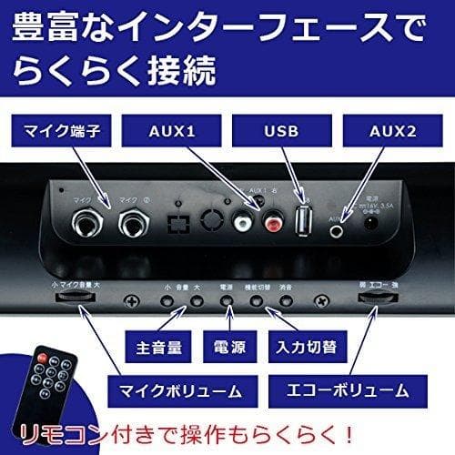 創和 SBA-168 [マイク端子付きバースピーカー]