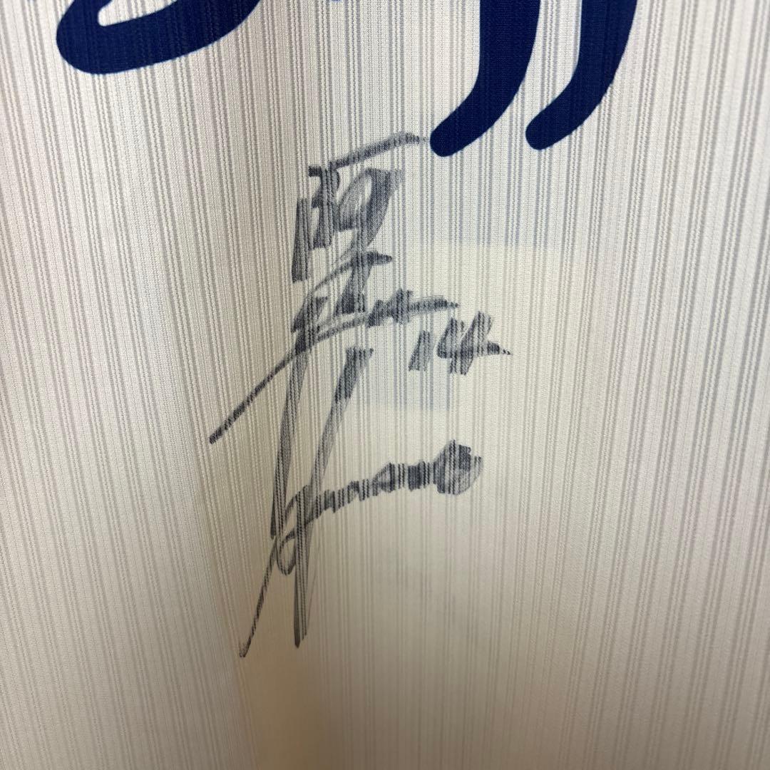 よ*ー様 最終値下げ 直筆サイン入り近鉄バファローズ阿波野14ユニフォーム