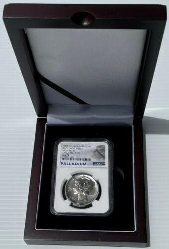 2017　パラジウム イーグル　モダン　NGC MS70ER　　E2