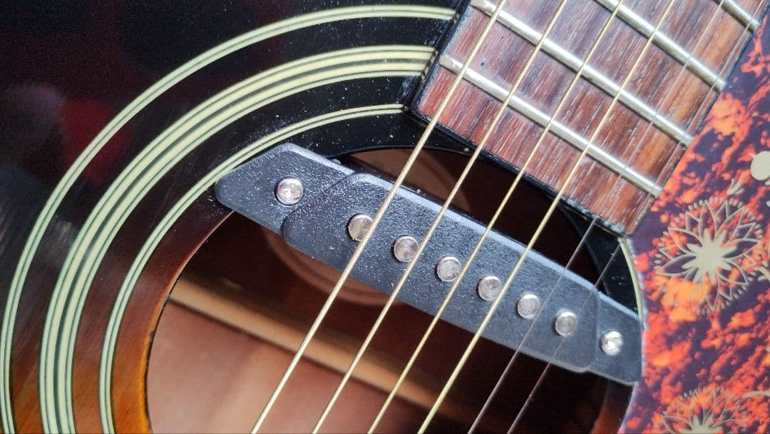 超美品 Epihone DR-100 VS Wピックアップ エレアコ