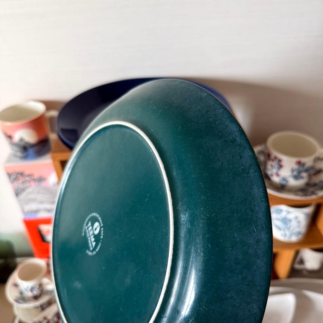 希少 廃盤 teema ティーマ ダークグリーン ブラウン ブルー 26cm