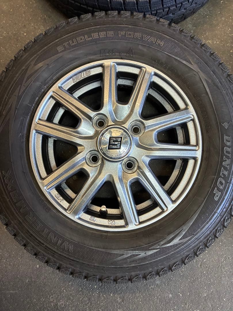 145/80R12LTスタッドレスセット❗️