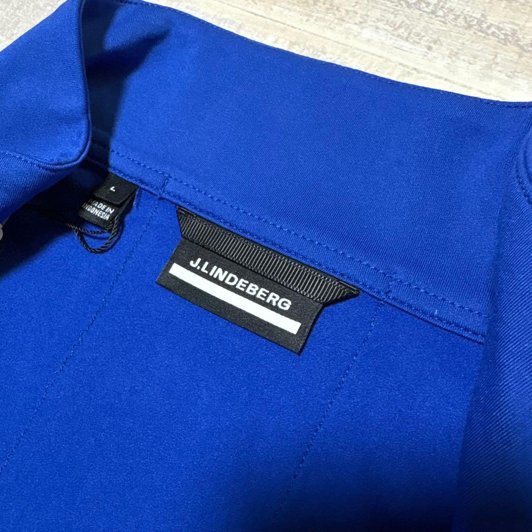 J.リンドバーグ★吸水速乾★ビッグロゴ★ストレッチハーフジップ【メンズサイズL】