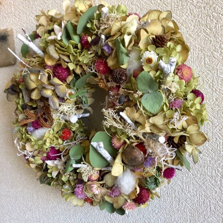 紫陽花リース