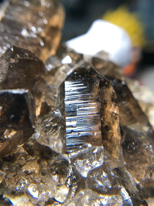 奇跡の スイス スモーキークォーツ クラスター 201g 完品✩.*˚