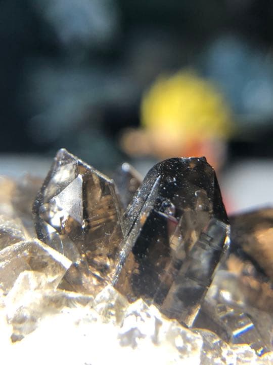 奇跡の スイス スモーキークォーツ クラスター 201g 完品✩.*˚