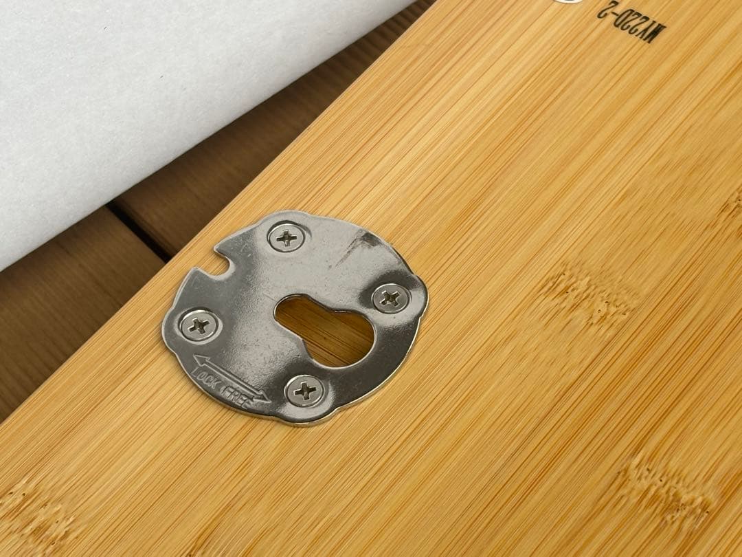 【中古】スノーピーク LV-066TR フォールディングシェルフロング 竹