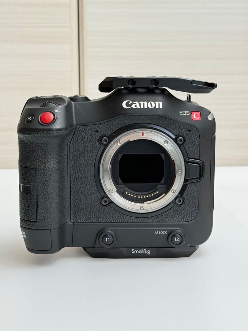リグ付き Canon EOS C70 ボディ業務用ビデオカメラ本体
