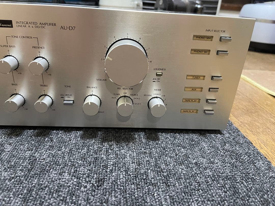 e*y様 動作品】 Sansui AU-D7 プリメインアンプ