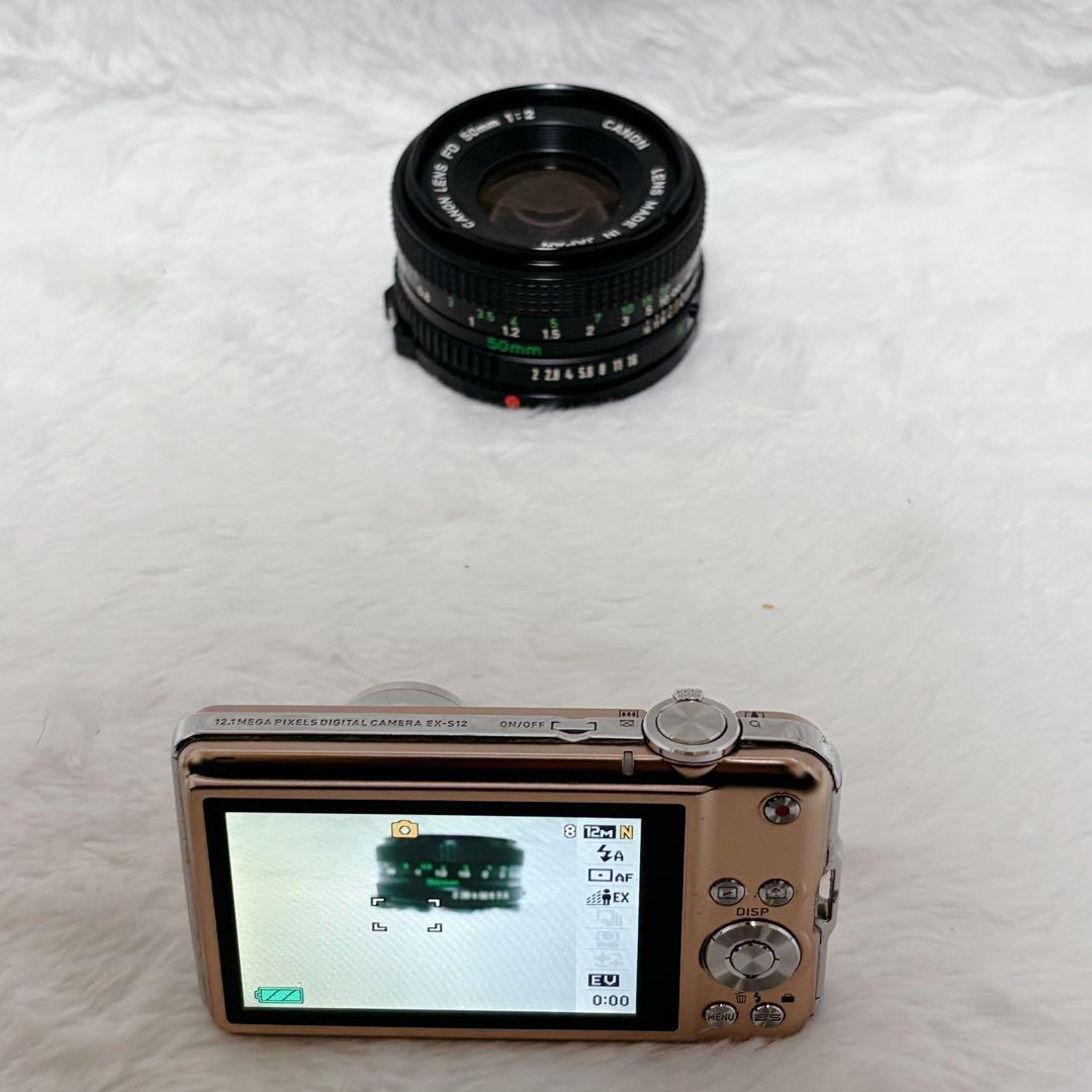 【美品】CASIO EXILIM EX-S12 1210万画素 光学3倍 薄型
