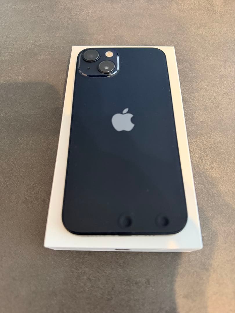 【美品】iPhone13 ミッドナイト 128GB 箱有　本体