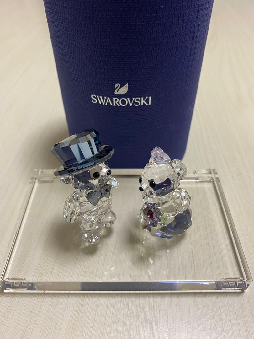 Swarovski クリスタルベア 置物