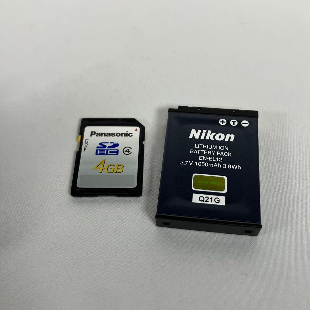 【動作確認済】Nikon COOLPIX S6300 ブルー デジカメ