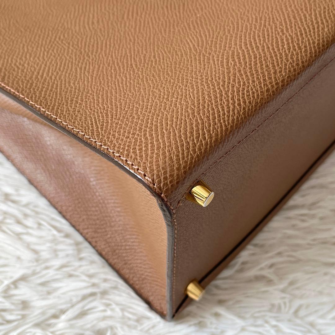 未使用級✨SOMES SADDLE ソメスサドル　ハンドバッグ　ブラウン　レザー