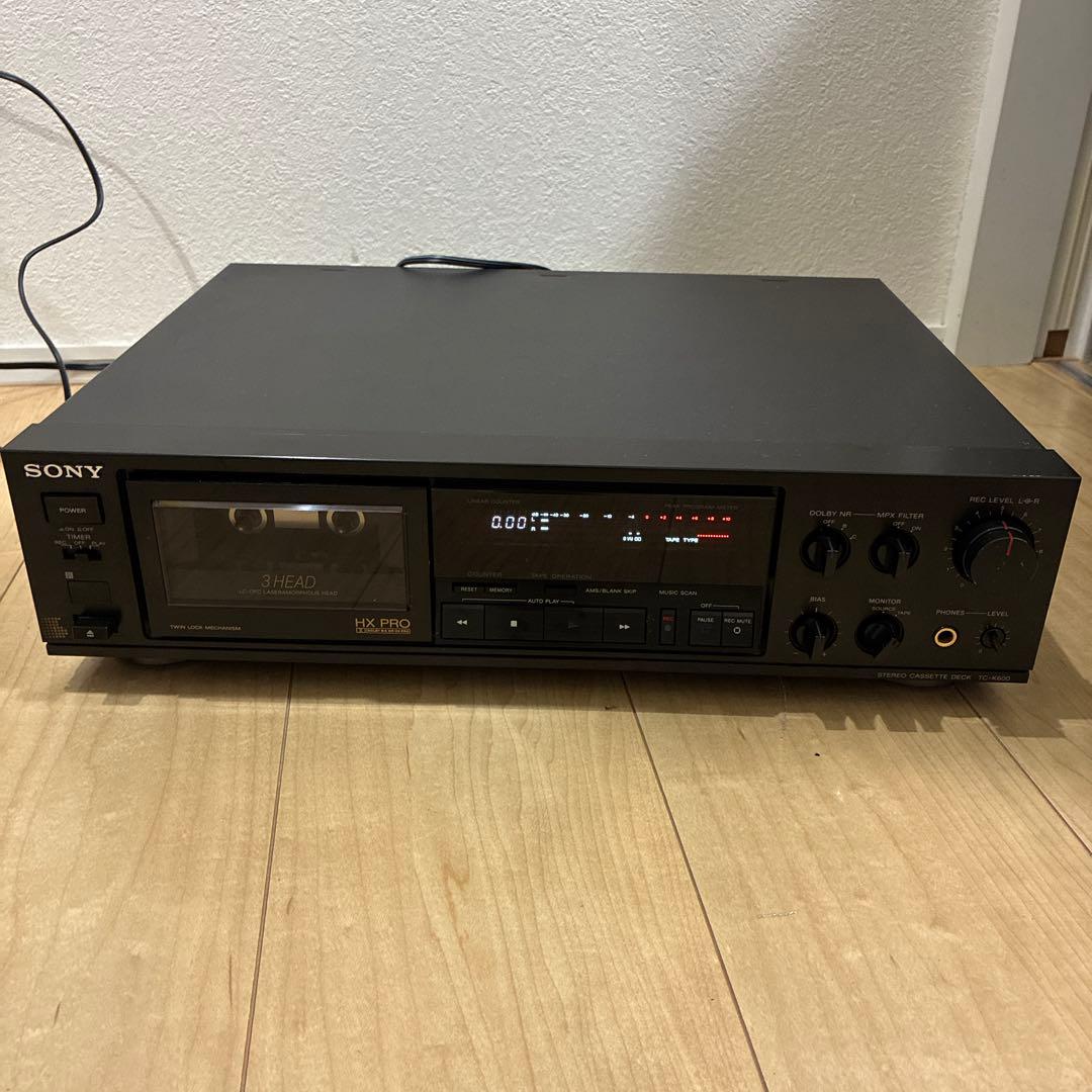 SONY ソニー TC-K600カセットデッキ 3ヘッド　動作ok
