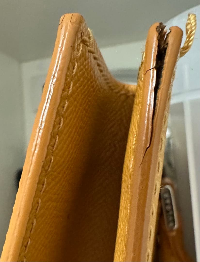 BVLGARI メンズ トートバッグ ビジネスバッグ ベージュ　保存袋あり