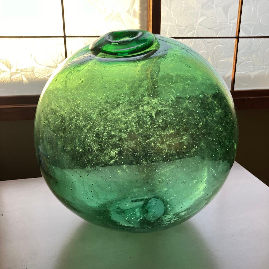 浮き玉　ガラス玉　34cm