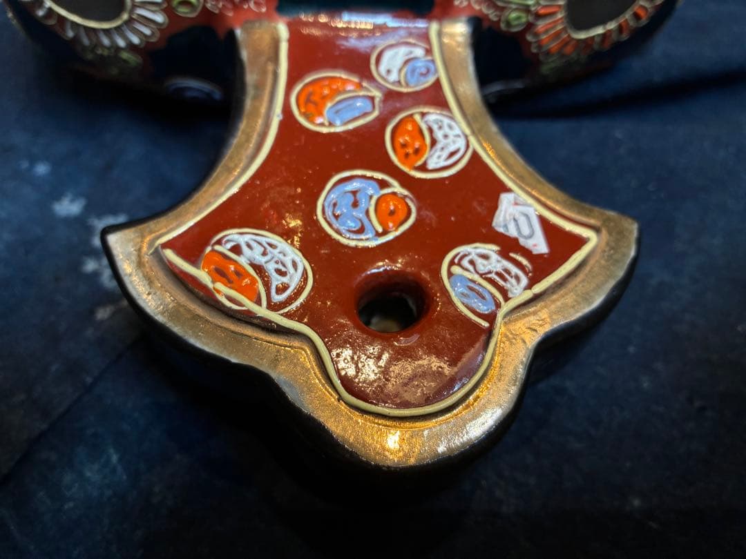 九谷焼　打ち出の小槌　縁起物　金運　大正期