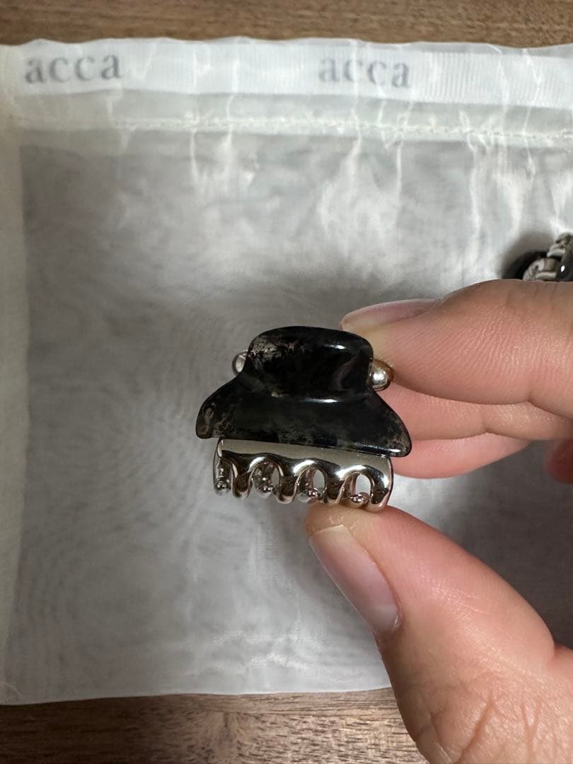 専用‼️ACCA アッカ　バービークリップ　ミニ クリップ　2個セット　グレー