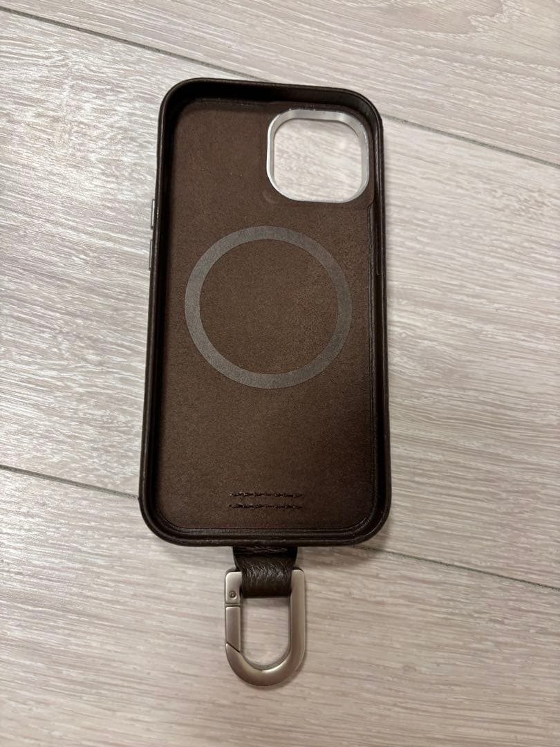 objcts.io iPhone15 レザーストラップ　ケースセット